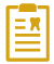 clip board icon with tooth
